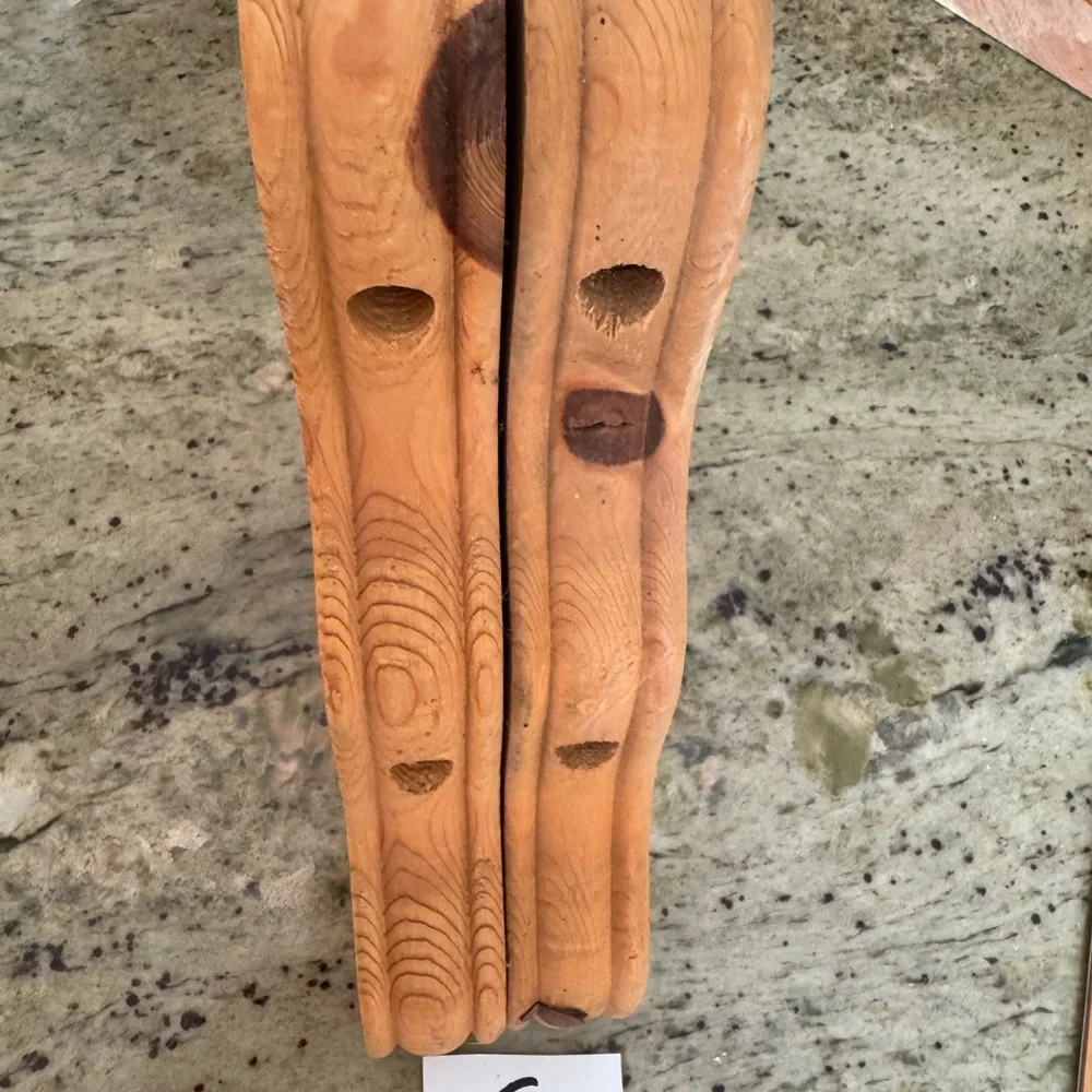 Several sets of Wood Grain Tan Decorative Wall Corbels or Shelf braces - Pair